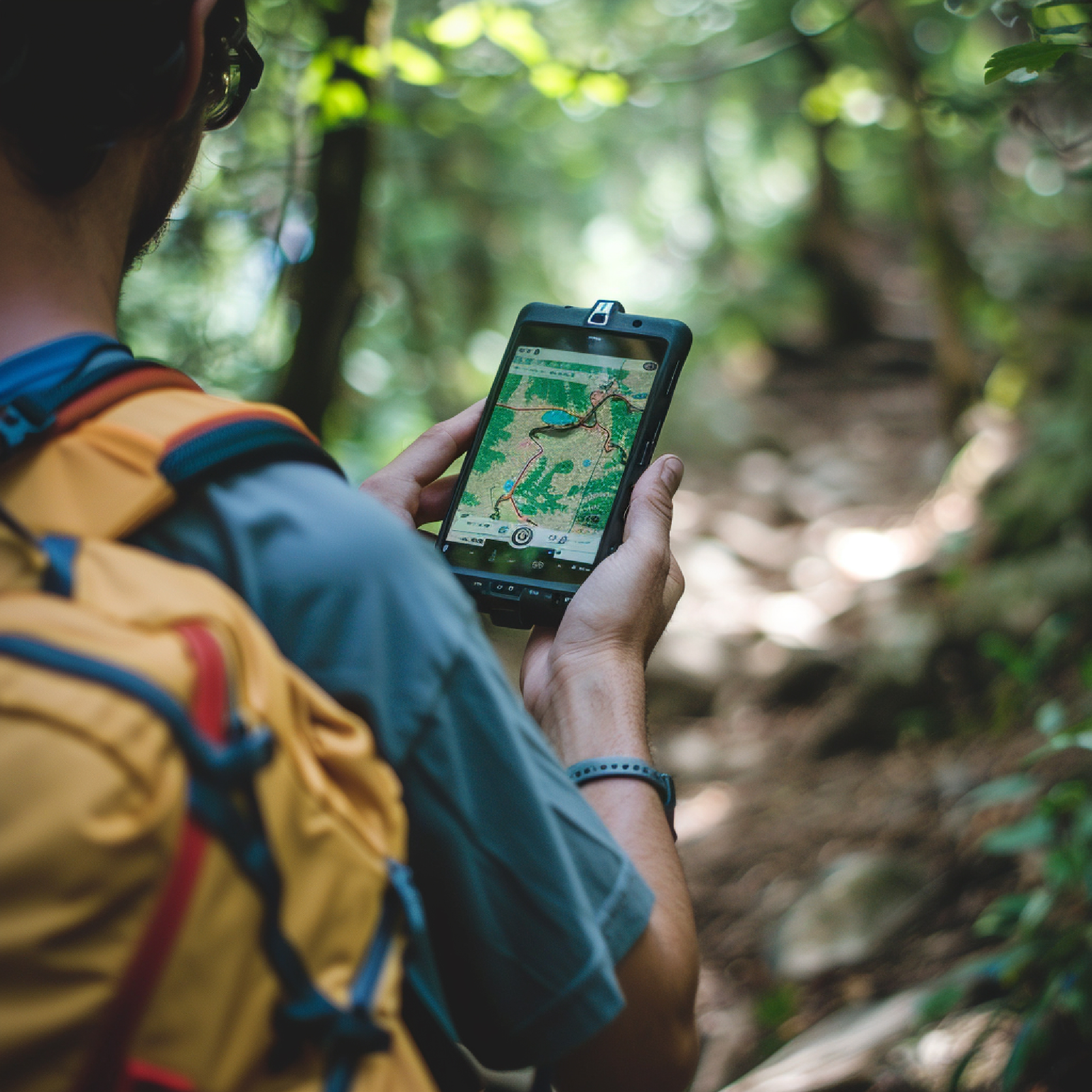 hiker-using-gps-device-track-their-hiking-route